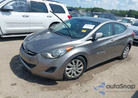 2012 Hyundai Elantra Gls z USA, uszkodzony, nr VIN 5NPDH4AE0CH100683